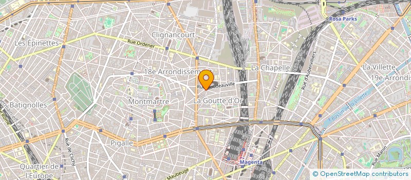 localisation de l'entreprise AFRIQUE MODERNE  PARIS