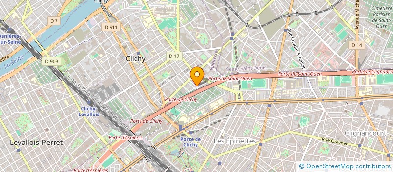 localisation de l'entreprise AFRIQUE MON AFRIQUE à CLICHY