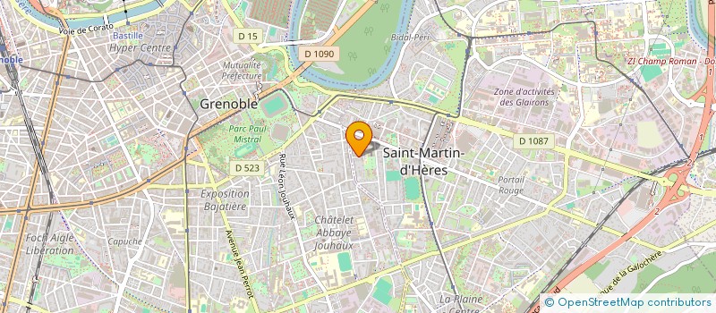 localisation de l'entreprise AFRIQUE- MONDE DROITS HUMAINS POUR UN DEVELOPPEMENT DURABLE à SAINT-MARTIN-D'HERES