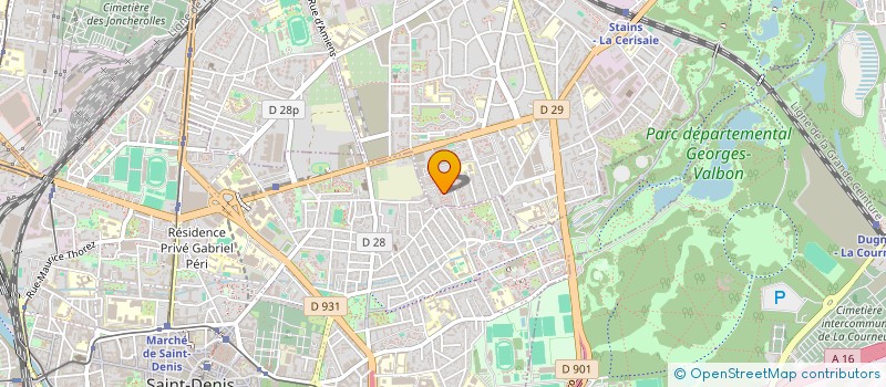 localisation de l'entreprise AFRIQUE MUSIC à STAINS