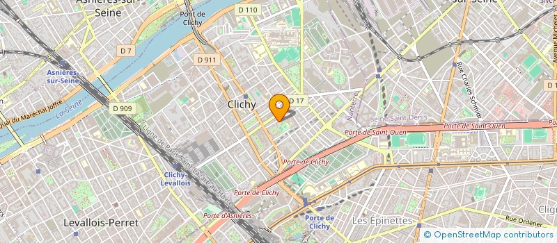 localisation de l'entreprise AFRIQUE PARTAGE SECOURS à CLICHY