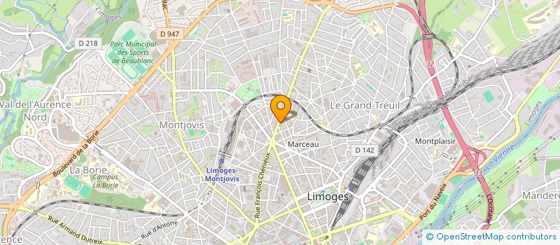 localisation de l'entreprise AFRIQUE PHONE à LIMOGES