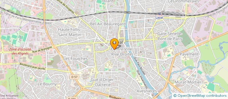 localisation de l'entreprise AFRIQUE REHEM à LAVAL