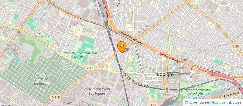 localisation de l'entreprise AFRIQUE SOLIDARITE  BOBIGNY