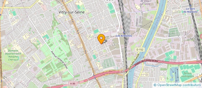 localisation de l'entreprise AFRIQUE TERRE D'AVENIR à VITRY-SUR-SEINE