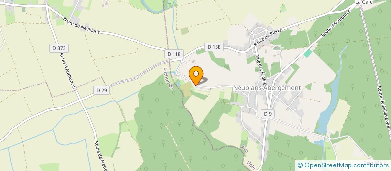 localisation de l'entreprise AFRIQUE TERRE DE DECOUVERTE  NEUBLANS-ABERGEMENT