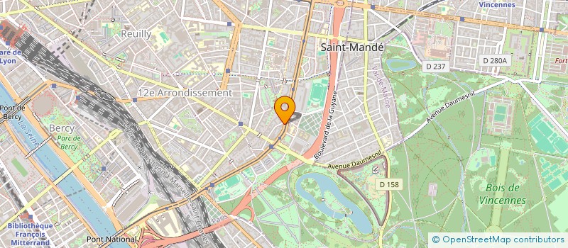 localisation de l'entreprise AFRIQUE TRANSPORTS LOGISTIQUE à PARIS