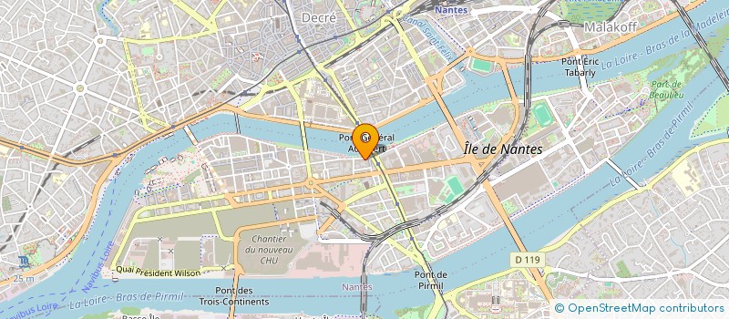 localisation de l'entreprise AFRIQUE UNIE à NANTES