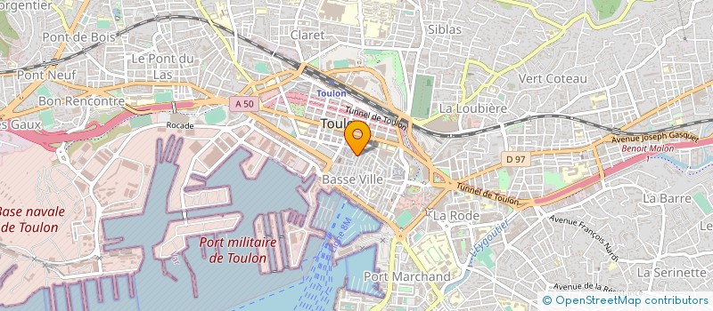 localisation de l'entreprise AFRIQUE VIVANTE à TOULON