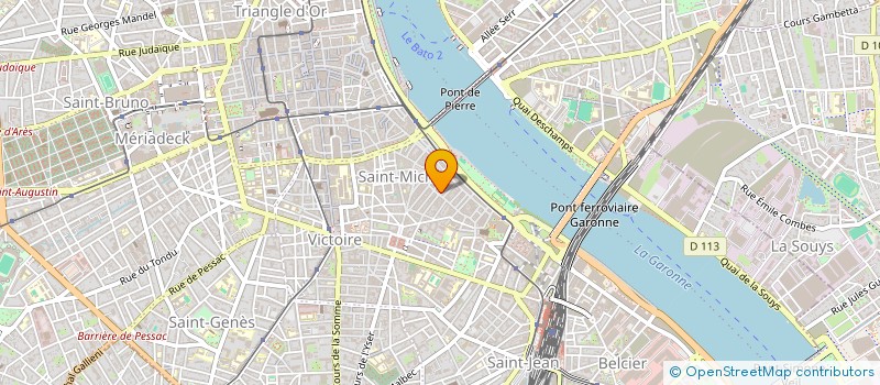 localisation de l'entreprise AFRIQUES EN SCENE  BORDEAUX