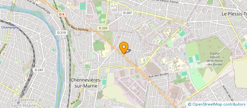 localisation de l'entreprise AFRISIA  CHENNEVIERES-SUR-MARNE