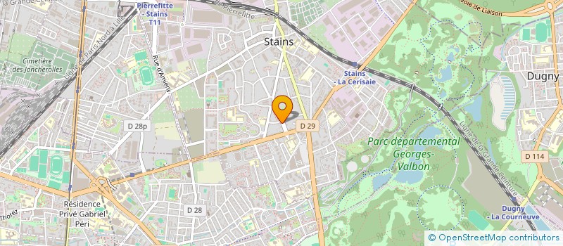 localisation de l'entreprise AFRISPORT ASSOCIATION à STAINS