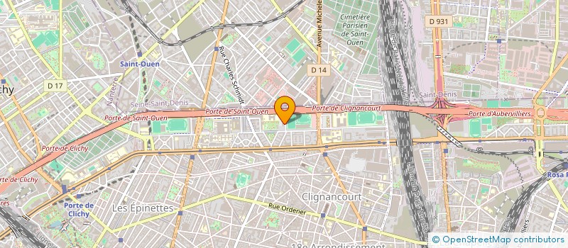 localisation de l'entreprise AFRISSO'O  PARIS 18