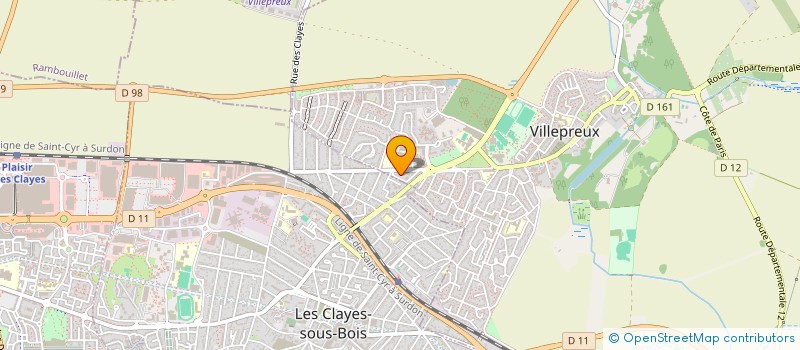 localisation de l'entreprise AFRIVIGILANCE  VILLEPREUX