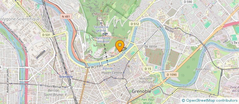localisation de l'entreprise AFRO BASTILLE  GRENOBLE