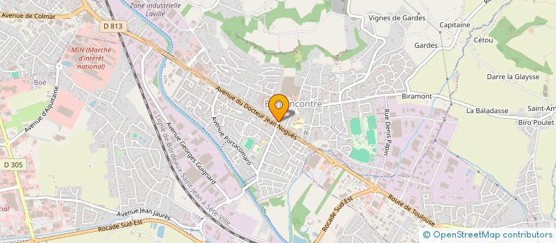 localisation de l'entreprise AFRO-CARAIBE-MUSIQUE  BON-ENCONTRE