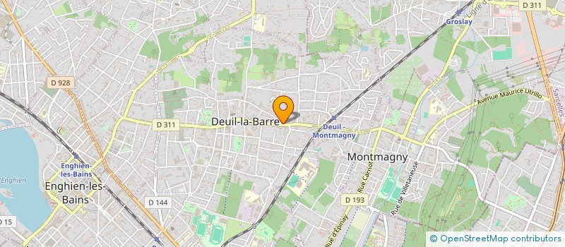 localisation de l'entreprise AFRO'CUTZ 95  DEUIL-LA-BARRE