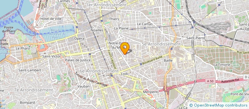 localisation de l'entreprise AFRO FOOD à MARSEILLE