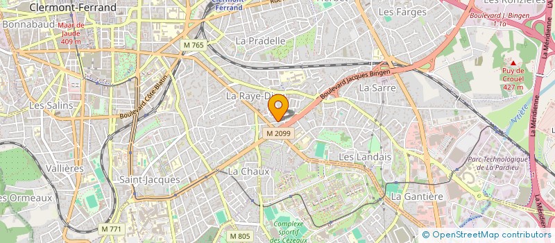 localisation de l'entreprise AFRO FUNK PLANETE  CLERMONT-FERRAND