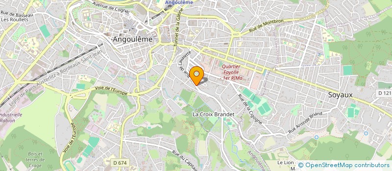 localisation de l'entreprise '' AFRO KAM '' à ANGOULEME