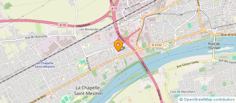 localisation de l'entreprise AFRO LAT'IN CONNEXION à LA CHAPELLE-SAINT-MESMIN