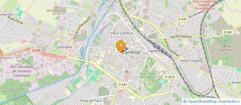 localisation de l'entreprise AFRO MARKET à CAMBRAI