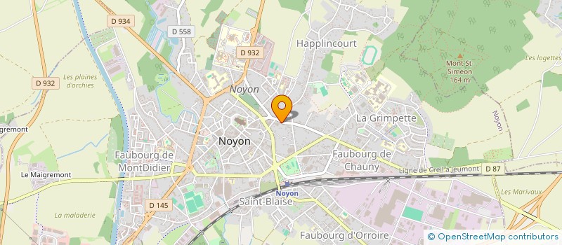 localisation de l'entreprise AFRO SHOP à NOYON