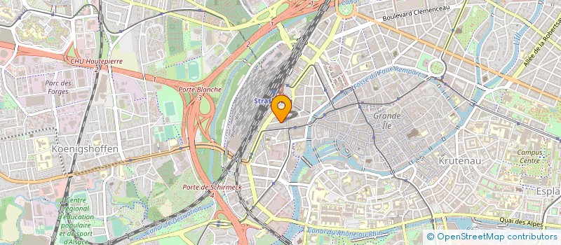 localisation de l'entreprise AFRO STRASBOURG EURL à STRASBOURG