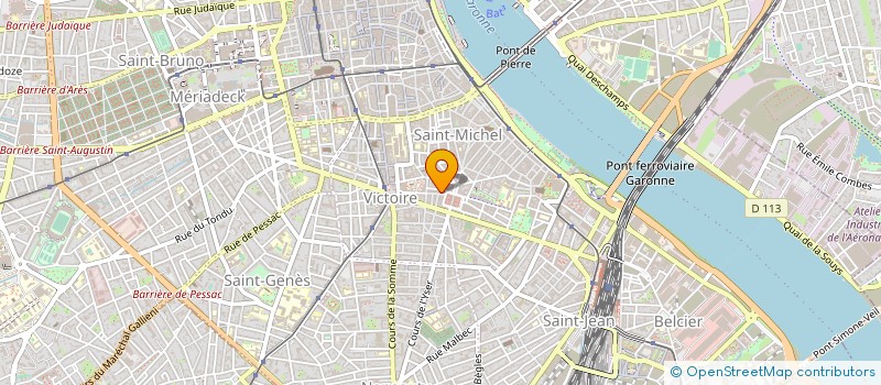 localisation de l'entreprise AFROCOM à BORDEAUX