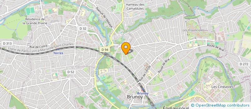 localisation de l'entreprise AFRODISIAC PRODUCTIONS  BRUNOY