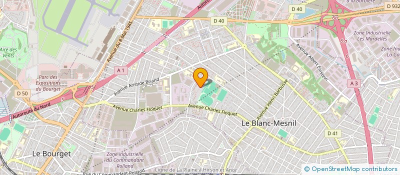 localisation de l'entreprise AFROLU7 à LE BLANC-MESNIL