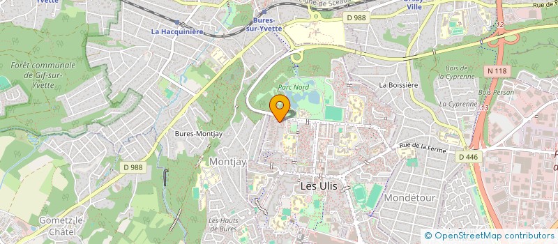 localisation de l'entreprise AFROMUSIQUES CULTURE  LES ULIS