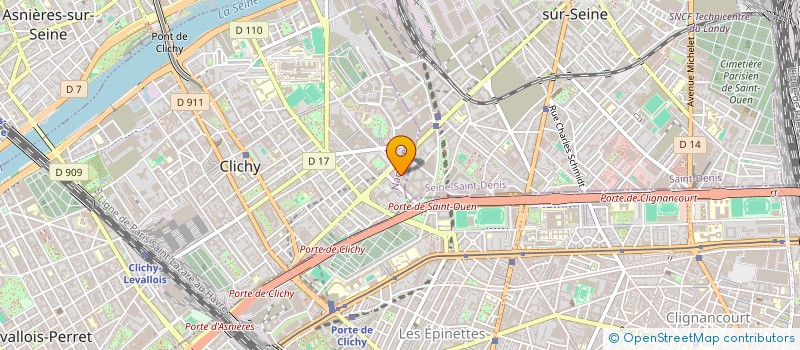 localisation de l'entreprise AFROPTIMISTE DEVELOPPEMENT  CLICHY