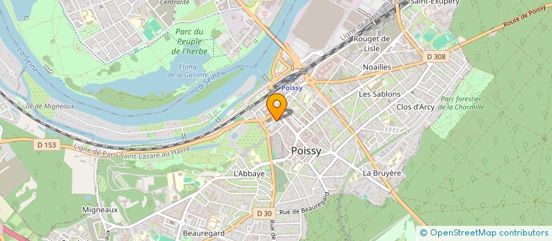 localisation de l'entreprise AFROSTYLEBEAUTE  POISSY