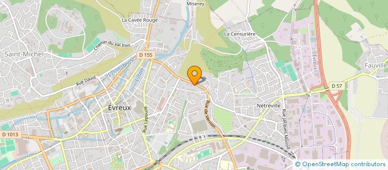 localisation de l'entreprise AFRTT à EVREUX