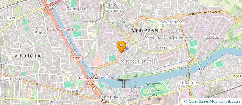 localisation de l'entreprise AFS à VAULX-EN-VELIN