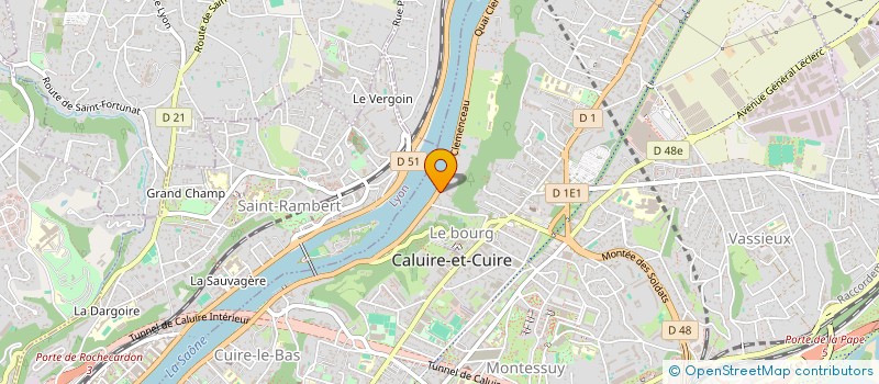 localisation de l'entreprise AFS  CALUIRE-ET-CUIRE