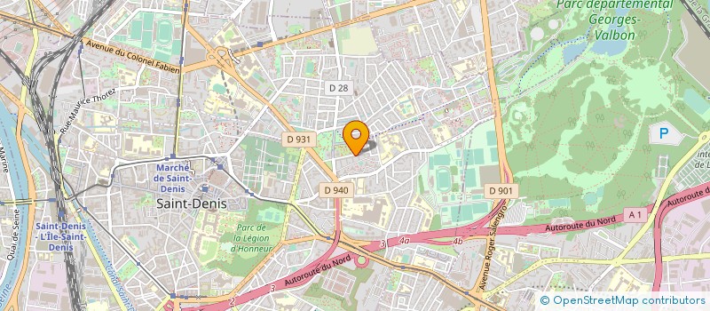localisation de l'entreprise AFS  SAINT-DENIS
