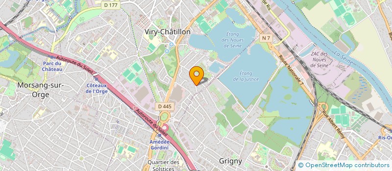 localisation de l'entreprise AFS CONSEIL à VIRY-CHATILLON