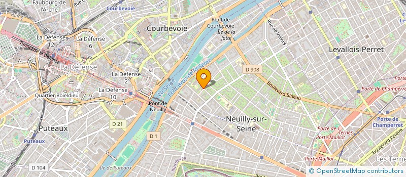 localisation de l'entreprise AFS CONSULTING à NEUILLY-SUR-SEINE