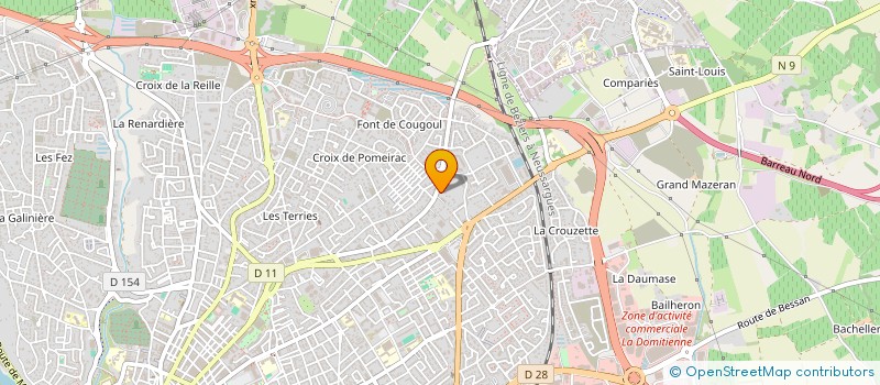 localisation de l'entreprise AFS CONSULTING (AUDIT FIRE & SECURITY CONSULTING)  BEZIERS