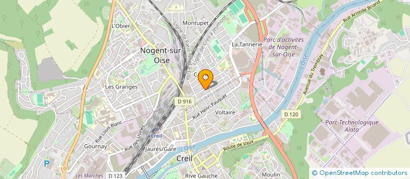 localisation de l'entreprise AFS DISTRIBUTION  NOGENT-SUR-OISE