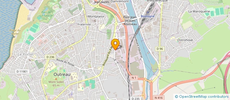 localisation de l'entreprise AFS FACADES ET ELECTRICITE  ISQUES