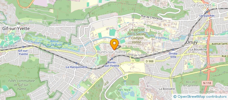 localisation de l'entreprise AFS GROUPE  BURES-SUR-YVETTE