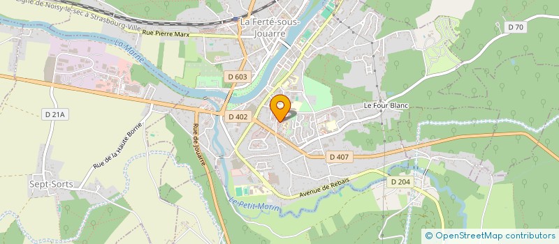 localisation de l'entreprise AFS NETTOITOUT à LA FERTE-SOUS-JOUARRE
