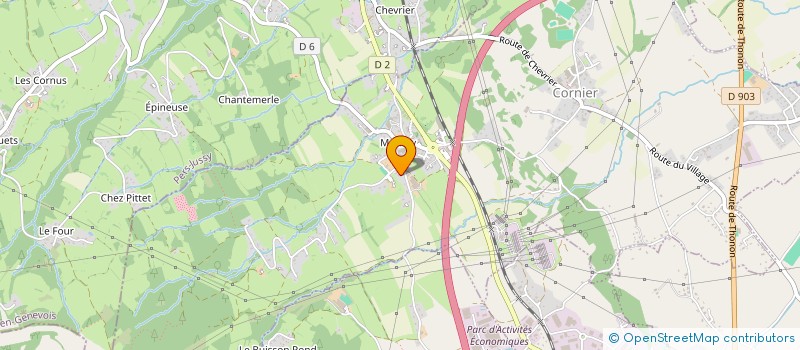 localisation de l'entreprise AFS PATRIMOINE  CORNIER