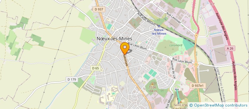 localisation de l'entreprise AFS PRO-IMMO  NUX-LES-MINES