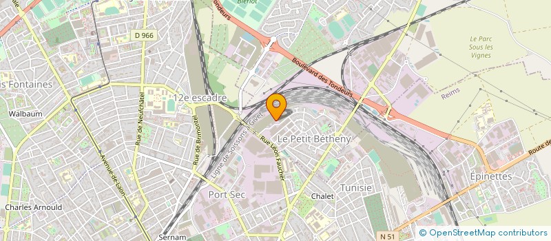 localisation de l'entreprise AFS TRANSPORTS  BETHENY