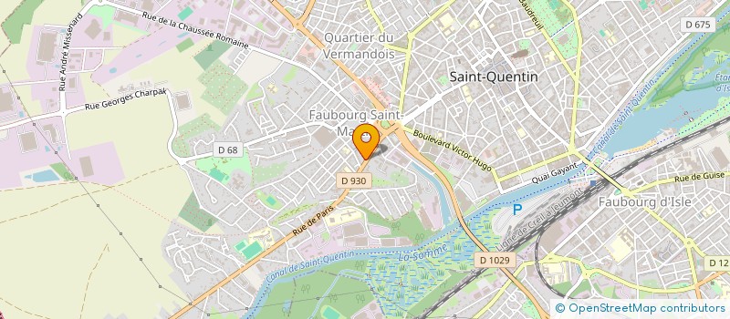 localisation de l'entreprise AFSA  SAINT-QUENTIN