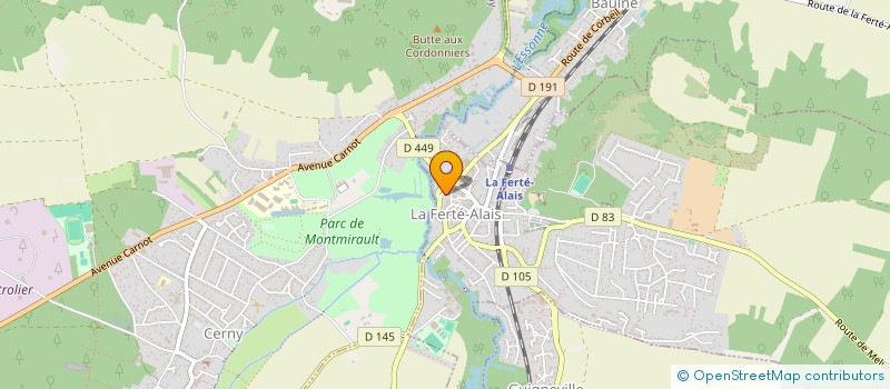 localisation de l'entreprise AFSA INGENIERIE  BAULNE